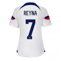 forente stater Giovanni Reyna #7 Fotballklær Hjemmedrakt Dame VM 2022 Kortermet